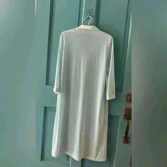 Vintage- Vanity Fair- Robe / Housecoat- Light Teal- Medium - Picture 8 of 9